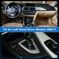 thumbnail image 4 of Unique Bargains Gear Shift Panel Shifter Bezel Frame Cover for BMW 3 4 Series F30 F31 F34 F35 F32 F33 F36 No.51169234131 Carbon Fiber Pattern Center Console Control Panel Trim, 4 of 7