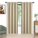 thumbnail image 1 of Cortinas Blackout Beige 52x84 Pulgadas, Juego de 2 Cortinas con Bolsillo para Barra, Aisladas Térmicamente, Decoración Sólida para el Hogar, Cortinas para Sala de Estar y Recámara, Privacidad Asegura, 1 of 7