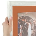 thumbnail image 6 of ArtToFrames 15x21" Matted Picture Frame with 11x17" Single Mat Photo Opening Framed in 1.25" Off White Wash on Ash and 2" Red Orange Mat (FWM-4098-15x21), 6 of 8