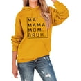thumbnail image 2 of Ma Mama Mom Bruh Hoodies for Women 2025 Long Sleeve Casual Graphic Hooded Sweatshirt with Pockets Pullover Tops, 2 of 5