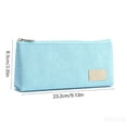 thumbnail image 3 of Extended Pencil Case Stylish Solid Color Dirt Large Capacity Suitable For Elementary School Students, 3 of 6