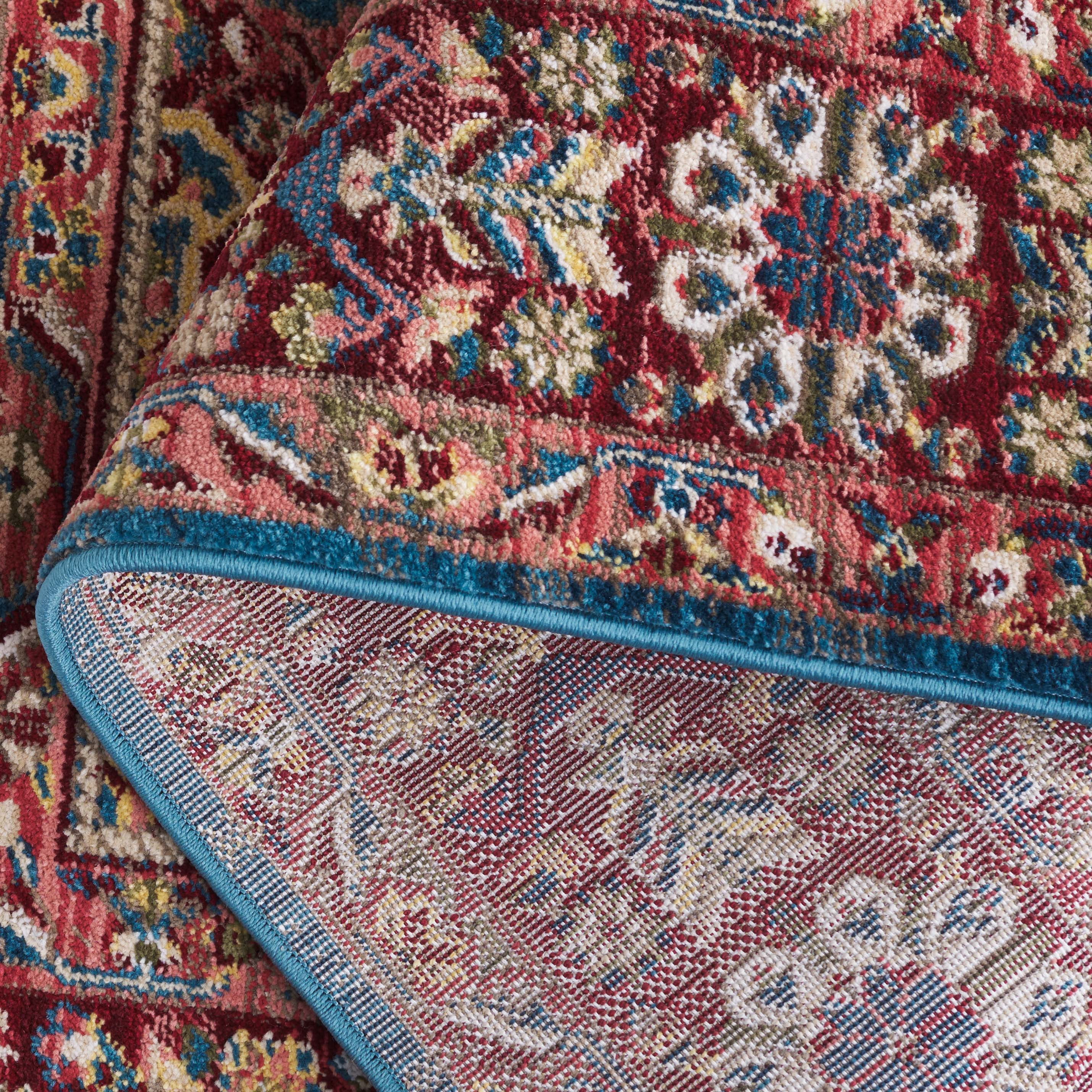 Safavieh Kashan Pema Oriental Area Rug, Blue/Red, 2'6" x 4'