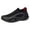Black, variant on HEWUQI Men's Slip on Walking Shoes Wide Cushion Running Tennis Sneakers with Arch Support Insole Non Slip Workout Gym Athletic Fashion Shoes Beige Size 6