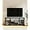 Black, variant on TV Stand for TVs up to 50 inches, Entertainment Center with Open Storage Shelves, Modern TV Console for Living Room, Grey