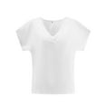 thumbnail image 5 of Babysbule Clearance Womens Tops, Fashion Womens Summer Solid Short Sleeve Lace Slim Sexy Casual Blouse Tops, 5 of 9