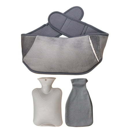 

3pcs Bed Keep Warm Cloth Pouch Hot Water Bottle Set Home Office With Waist Cover