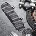 thumbnail image 4 of FONDOTIN Protection de Radiateur de Moto Protection de Radiateur en Alliage d'Aluminium Noir 1 PCS, 4 of 6