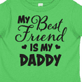 thumbnail image 4 of Inktastic My Best Friend is My Daddy with Hearts Boys or Girls Toddler T-Shirt, 4 of 5