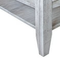 thumbnail image 4 of Kohl 50 Inch Coffee Table, Mango Wood, 4 Drawers, Open Shelf, Brown, White- Saltoro Sherpi, 4 of 5