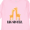 thumbnail image 4 of Inktastic Big Sister Announcement Girls Giraffe Girls Long Sleeve Toddler T-Shirt, 4 of 5