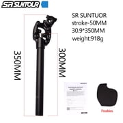 SR Suntour NCX Bicycle Suspension Seat Post with Standard Spring,Specification 30.9*350mm