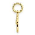 thumbnail image 2 of Diamond2Deal 10K Yellow Gold Solid Letter F Initial Charm Pendant for Women, 2 of 5