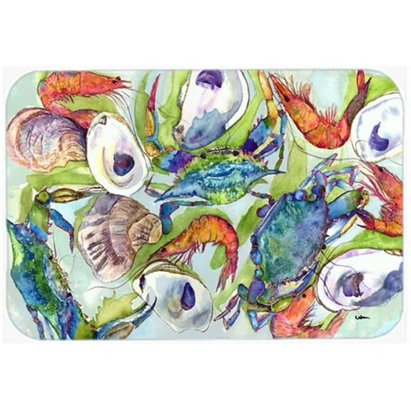 Crab Glass Cutting Board - Large, 15 H x 12 L in.