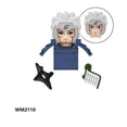 thumbnail image 1 of Figuras de acción de Naruto, Sasuke, Sakura, Kakashi, Obito, Jiraiya, Tsunade, minifiguras de dibujos animados, bloques de montaje, regalo de cumpleaños para niños qym unisex, 1 of 2