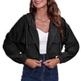 thumbnail image 2 of Chaqueta de pana con capucha para mujer, chaqueta de pana con capucha para mujer, chaqueta informal para mujer, chaqueta de pana con cremallera para mujer, True Excellence, 2 of 5