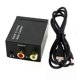 thumbnail image 3 of Convertidor de audio digital a analógico de fibra coaxial/digital Convertidor de salida analógica Toslink S/PDIF Fibra óptica RCA (izquierda/derecha), 3 of 4