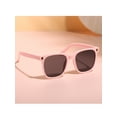 thumbnail image 2 of Faithtur Kids UV400 Protection Sunglasses, Contrast Color Square-Rimmed Glasses for Boys, Girls, 2 of 9