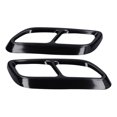 thumbnail image 1 of 2 uds., embellecedor de punta de escape de 4 salidas, marco de garganta trasera, salida cuádruple, reemplazo negro brillante para Cadillac CT5 2020, 1 of 5
