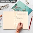 thumbnail image 5 of Wirebound Notebook Hardcover Spiral Notebooks Flowers and Butterflies Flying, 60 Pages, 80 GSM, 5.7 x 8.3in, 5 of 7