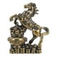 thumbnail image 1 of Figura de caballo de latón dorado: pequeña estatua de caballo de la riqueza, según el zodíaco chino 2026, decoración Feng Shui para el hogar y la oficina, buena suerte y prosperidad., 1 of 8