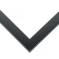 thumbnail image 3 of 20x40 Frame Black Charcoal Grey Wood Textured Picture Frame | 0.75 Inch Moulding Width | Gunmetal, 3 of 8