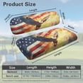 thumbnail image 7 of Aplkyhs Eagle Flag Print Golf Cart Seat Towel Blanket Independence Day Golf High Quality Golf Cart Seat Cover Stylish Club Car Precedent Seat Covers Keep Seats Cool, 7 of 7