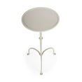 thumbnail image 5 of Home Square Industrial Chic Pedestal Table in Gray & Beige Iron - Set of 2, 5 of 7