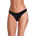 thumbnail image 1 of Braguita de Bikini para Mujer Braguita de Bikini brasileña de Cintura Baja Cheeky Negro CH Negro CH Xishao ropa, 1 of 2