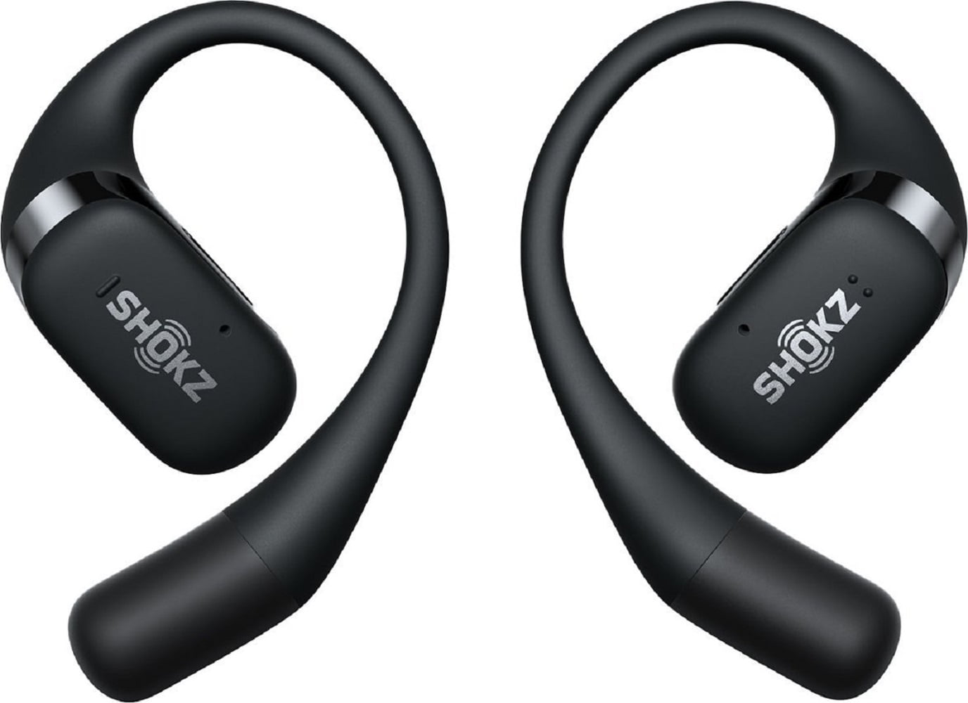 Shokz OpenFit Open-Ear Headphones True Wireless Earbuds, Black T910-ST-BK-US