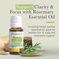 thumbnail image 2 of Pranarom Rosemary Cineole Essential Oil 15ml USDA Organic Therapeutic Grade for Aromatherapy & Massage, 2 of 5