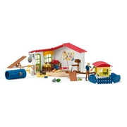 schleich Farm World - مجموعة ألعاب فندقية مكونة من 54 قطعة لحيوانات الأطفال مع حيوانات أليفة وحارس وإكسسوارات - مجموعة ألعاب حيوانات تعليمية للأطفال بعمر 3+ عامًا