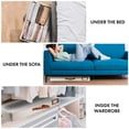 thumbnail image 4 of HOMELUX THEORY 2 contenedores de almacenamiento de perfil bajo debajo de la cama, organizador de almacenamiento fino debajo del sofá con contenedores y tapas, caja de almacenamiento debajo de la cama, 4 of 5