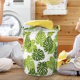 thumbnail image 5 of Stylish Patterned Linen Laundry Hamper Large Open Top Breathable Fabric For Bedroom Bathroom Durable And Easy Design, 5 of 5