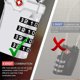 thumbnail image 4 of Luggage Locks, 2 Packs, 4-Digit Combination Lock Security Padlock Travel Lock, with 14cm Flexible Cable for Suitcase Luggage Backpack(Sliver), 4 of 5