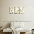 thumbnail image 2 of Elephant Stock Abstract Soft Beige Triptych Wall Art - Horizontal Multi Panel Canvas - Living Room Wall Decor - Abstract Multi Panel - Beige And Brown Decor - 32" x 15", 2 of 4