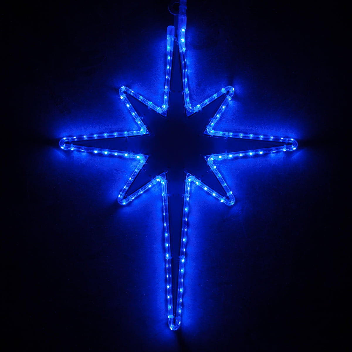 Hofert 24� LED Blue and White Rope Light Bethlehem Star Christmas Decoration 