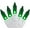 Green, variant on WinterWow Christmas Lights 100-Bulb 20 Ft White Wire Mini Indoor/Outdoor Incandescent Lights 1, Clear