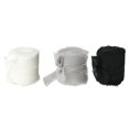thumbnail image 1 of Fringe Chiffon Silk-Like Ribbons for Wedding Bouquets Decor Black+Grey, 1 of 8