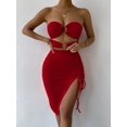 thumbnail image 1 of 2024 Nouvelle Mode Robe Femme Ajustée Sans Manches Longueur Genou Style Rue Buste Multi Couleurs Disponible, 1 of 1