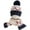 Navy, variant on Girls Boys Christmas Knitted Hat Winter Hat Knitted Earflaps Beanie Thicken Fleece Lining Cap for Baby Coffee 2-9 Years