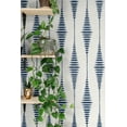 thumbnail image 3 of NextWall Navy Blue & Linen Striped Ikat Peel and Stick Wallpaper, 3 of 9
