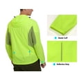 thumbnail image 4 of Mapamyumco Men's Breathable Lightweight Summer Jacket for Running Cycling, Packable Windbreaker with Hood Size L, 4 of 5