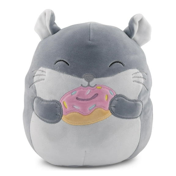 Squishmallows 8 Inch Plush | Camilo The Chinchilla With Donut