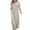 summer dresses for women-Beige, variant on Homenesgenics Womens Dresses under $10.00 Women Summer Fashion Short Sleeve Vent Round-Neck Casual Dress Maxi A Line Dress Red XL