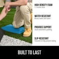 thumbnail image 3 of GORILLA GRIP Kneeling Pad, Cushioning Support for Knees, Extra Thick, Water Resistant, 17.5x11 Blue, 3 of 10