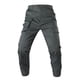 thumbnail image 1 of Puntoco Pantalones casuales largos para hombre Pantalones casuales de moda para hombre de color sólido con bolsillos y cremallera Pantalones largos, 1 of 5