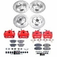 thumbnail image 2 of PowerStop Front and Rear Z23 Evolution Sport Brake Pad and Rotor Kit with Red Powder Coated Calipers Fits: PONTIAC TOYOTA Select Models KC4142, 2 of 4