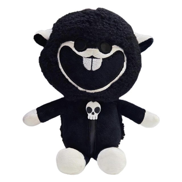 Peluche de criaturas de pesadilla 2024, juguete de peluche para regalo de fanáticos, muñeco de peluche suave para niños, niñas, excelente opción de cumpleaños y Navidad, negro