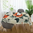 thumbnail image 5 of Yayeee Tablecloths for Rectangular Tables 60 x 90 inch Party Table Cover, Large Red Floral Pattern, 5 of 6