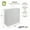 WHITE, 18" x 7" x 18"H, variant on [25 PCS] 11" x 7" x 12"H WHITE Kraft Paper Shopping Bag with Twisted Handles for Gift, Wedding, Party Favor, Thank You and More - Dina